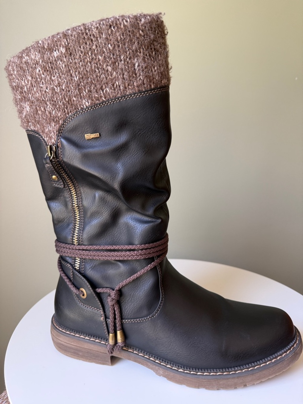 Spring Step Acaphine boots Vegan faux shearling water-resistant EU 42 US 10.5-11